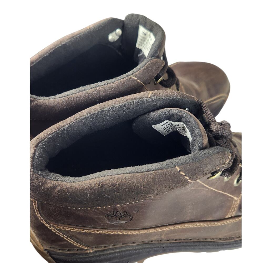 Timberland Earthkeepers Y2K Brown Leather Chukka Boots Men’s 10 Rugged 74120 - Picture 12 of 15